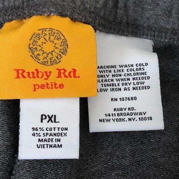 Ruby Road Elastic Waist Pull On Trousers - Picture 2 of 3